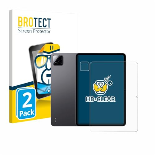 BROTECT Schutzfolie für Xiaomi Pad 7 | (Display+Kamera) 2 Stück Transparenter Displayschutz Made in Germany Klare Displayschutz-Folie Clear Einfache Montage