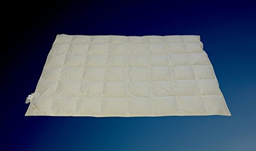 Betten Hofmann Masuren Ganzjahres Daunendecke Daunenbett Bettdecke 6x8 135x200 cm, leicht