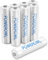 POWEROWL - Batterie Ricaricabili AAA con 1200 cicli,Ad Alta Capacità 1000mAh, Pile Ricaricabili AAA Ni-MH (Pre-carica, 8 Pezzi)