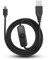 Richer-R Câble d'alimentation pour, Micro USB Câble d'alimentation avec Interrupteur Marche/arrêt pour 3/2 / B/B+ / A