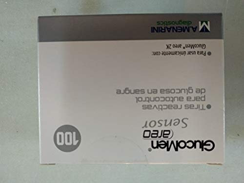 Glucomen 019107435 Area Sensor 2 x 50 Streifen, weiß