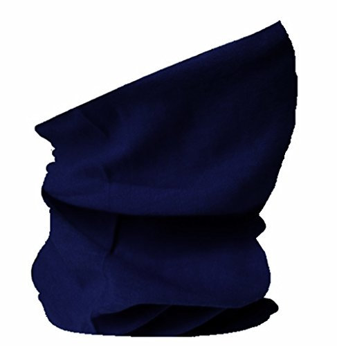 Multifunktionstuch Schlauchtuch Halstuch Loop Schal Motorrad Loop Bandana ledermodefashion (Dunkel Blau)