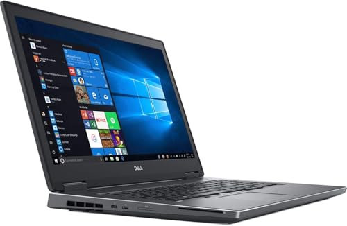 Dell Precision 7730 17 Core i7 2,6 GHz - SSD 512 Go - 32 Go QWERTY - Anglais (US) -NVIDIA Quadro P3200 (Reconditionné)
