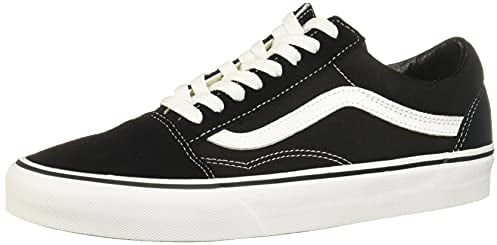 Vans Herren UA OLDSKOOL Sneaker, Black/White, 41 EU Schmal