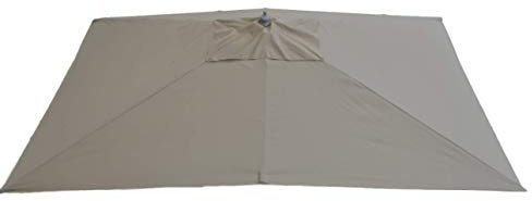 Field & Hawken - Cappuccino Parasol Canopy - 3x2m Garden Canopy - 8-10 Person Rectangular