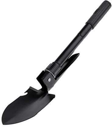 Tubayia Mini Pelle Pliante pour extérieur, Camping, randonnée, Jardin