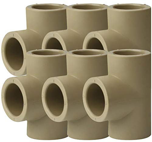 YOFASEN Wasser Rohrverbinder - 32mm T Shaped PPR Rohrverbinder Fittings Zubehör, 6 Stück