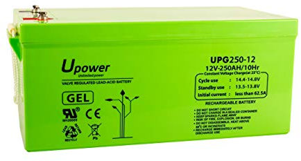 Bateria Plomo Gel 250Ah 12V