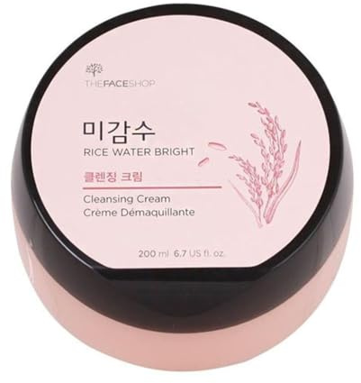 The Face Shop - Rice Water Bright Facial Cleansing Cream - 200 ml