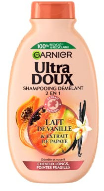 Ultra Soft Vanille Papaya Entwirrungsshampoo, 2 in 1, Vanille-Papaya, 250 ml