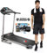 Your Move Tapis Roulant électrique Pliable Tap 100 APP Pro, Bluetooth App KINOMAP et ZWIFT, Haut-parleurs et Musique avec entrées Audio, Inclinaison, 10 km/h, Ouverture Soft-Drop, Cardium, 12 Program