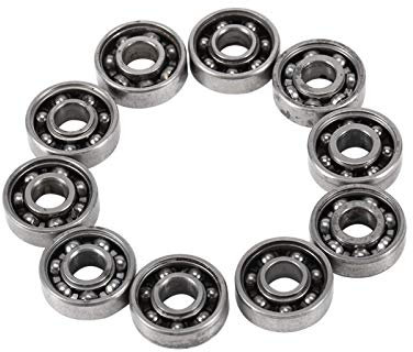YUMILI 10 Stück Stahl Miniatur 608 Kugellager für Fingertip Toy Spinner 8 * 22 * 7mm