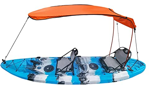 GIMOCOOL Kajak-Sonnenschutz-Kanu-Abdeckung - UV-Schutz Kayak Canopy Sun Shade | UV-Schutz Kajak Kanu Schuppen Angelzelt Regendach