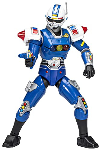 Power Rangers Lightning Collection Turbo Blue Senturion 16.5 CM Action Figure, Multicolor, F8205