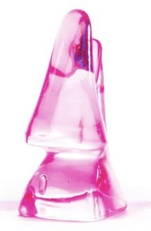 Eleganter, schimmernder Brillenhalter NASE aus Glas (Pink)
