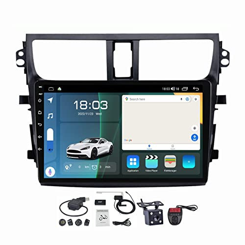 Android 11 Autoradio mit Navi für Suzuki Celerio 2015-2018 Radio AM FM RDS Car Radio 9 Zoll-IPS-Dispaly CarPlay Android Auto Lenkradsteuerung/1080P-Video/DSP/Bluetooth 5.0 Hände frei ( Size : M200S )