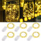 ooklee® Starry Fairy Lights Battery Operated, 6-Pack 2m 20 LED Copper Wire Bottle Light, Firefly String Decorative Lighting for Home Table Party Wedding Indoor Jar Garden Christmas Decor(Warm White)