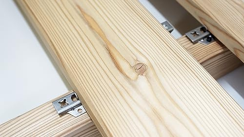 DILA 2/22 mm Terrassenverbinder für Dielen H 24-32mm, Edelstahl A2 silberf. rostfrei, 200 Stück