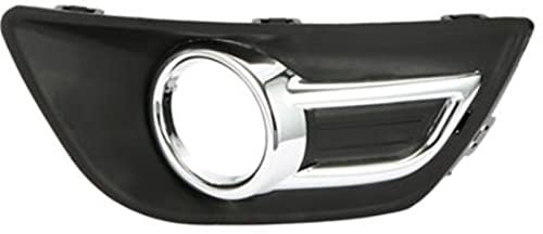 Nonuin Nebelscheinwerfer Abdeckungen Für Citroen C4 2008 2009 2010 2011 Links Rechts Chrom Frontstoßstange Nebelscheinwerfer Lichtabdeckung Nebelscheinwerferabdeckung (Color : Left Side 1pcs)