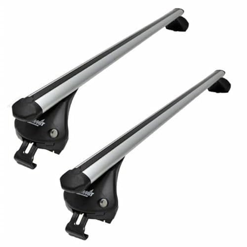 Summit SUP-957F Premium Vehicle Specific Railing Roof Bars - Aluminium, Locking, Set of 2