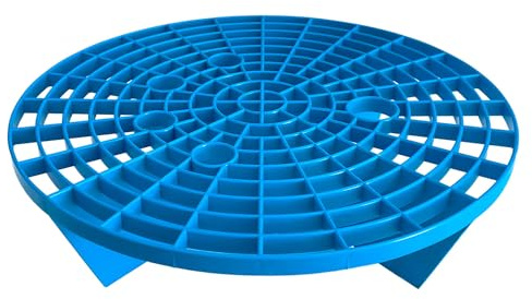 Sutekus Grit Trap Automotive Wash Bucket Insert Wash Bucket Filter Remove Dirt and Debris from Microfiber for Car Wash, Blue