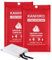 kanhiro Löschdecke Küche Feuerlöschdecke - 1m x 1m Glasfaser Brandschutzdecke Retardant Decken für versehentliches Sicherheitsdesign für Küche, Kamin, Grill, Auto, Camping 2er-Pack