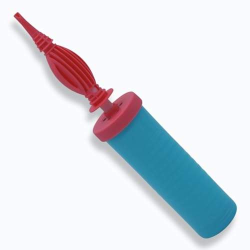 FLG Ballonpumpe – Handpumpe für Luftballons 30 cm – Doppelpumpe für Party, Geburtstag, Hochzeit, Kindergeburtstag – Luftpumpe für Deko & Helium-Ballons – leicht & kompakt