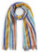 CODELLO Damen Schal aus Baumwolle und Modal mit stylischen Streifen