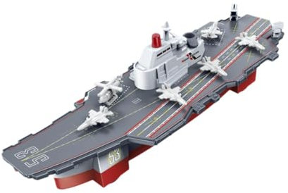 Baoblaze Flugzeugträger-Spielzeug, großes Schiff, realistische Sprühwasserfunktion, für Kinder ab 6 Jahren, pädagogisches Spielzeug, Partyzubehör-Kollektion