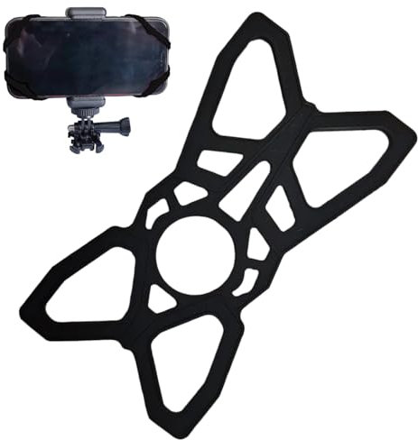 Generic Webgrip Per Moto - Cinturino Elastico In Silicone, Cavetto Per Supporto Telefono Motore, Fascia Porta Cellulare Anticaduta Di Sicurezza In Silicone, Compatibile Con Smartphone, Motocicletta