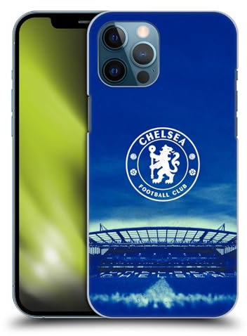 Head Case Designs Officially Licensed Chelsea Football Club Logo Retro Kit and Stadium Hard Back Case Compatible With Apple iPhone 12 Pro Max