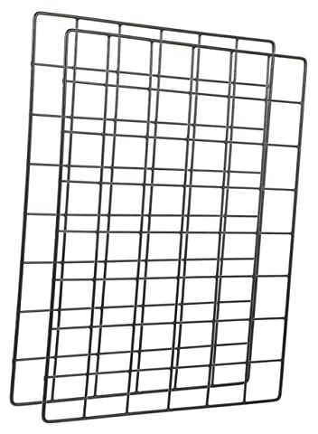 GRIRIW Metallgitter Wandpaneel 2 Stück Eisen Wanddekoration Fotos Displayständer Kreatives Mesh Gitter Für Wohnzimmer Büro Wandbehang