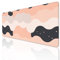 Tapis de Souris XXL Gamer 100x50x0.4cmTapis Souris Peach Tapis Gaming Grand Tapis de Bureau Base en Caoutchouc Antidérapante, sous Main Bureau à Bords Cousus pour Gamer, Ordinateur, PC, Bureau 3-653