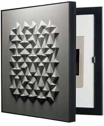 AWSAD Cache Compteur Electrique, Cache Tableau Electrique Decoratif Cacher Les Peintures Art Mural avec Cadre Poster DéCoration Salon(B,50X60CM/19.6x23.6in)