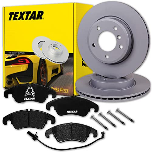 TEXTAR Bremsscheiben 345mm + Beläge vorne passend für A6 Allroad C7 4G