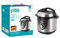 Winning Star Autocuiseur Électrique, 6L, Multifonction, 1000W, Acier Inoxydable, Argent et Noir