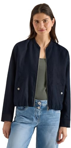 Cecil Damen Blouson aus Leinen mit Zipper