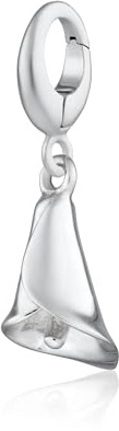 Lily Charmed - Breloque fleur de lys en argent sterling, Métal, Sans pierre