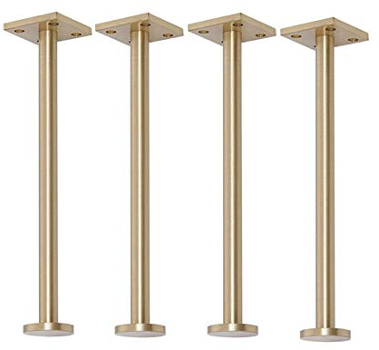 table legs Messing Schrank füße/tischbeine/esstisch bar metallbeine/Sofa Beine(A; 15cm)