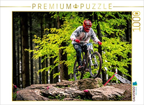 CALVENDO Puzzle EIN Motiv aus dem Kalender MTB Downhill 1000 Teile Puzzle quer | Lege-Größe cm Foto-Puzzle für glückliche Stunden