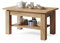 All4All Couchtisch Astra - Kaffeetisch - Wohnzimmertisch – Sofatisch mit Ablage - höhenverstellbar - kompakte Größe - Sofatisch - 110x68cm - 05 - Gold Craft Eiche