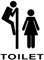 Toilette - Badezimmer - Toilette - Wandbild - Toilettenaufkleber - lustig - originelle Geschenkidee - originelle originelle Geschenkidee