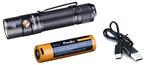 FENIX E35 V3.0 21700 Powered Flashlight, Black,