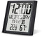 Lancoon Large Digital Screen Wall Clock, Indoor Temperature & Humidity Digital Clock with TN Display, Mute-Travel Time Suitable for Living Room Bedroom Office