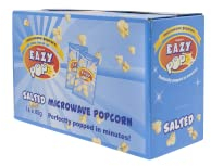 Eazypop Microwave Popcorn Salted Flavour Triple Pack 3 x 85 g (Case of 16)