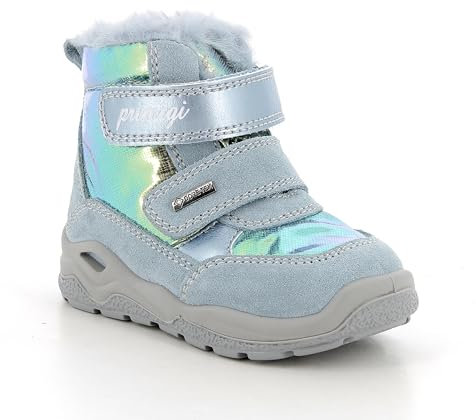 Primigi Gary GTX, Stivali da Neve Bambina, Celeste-CANGIANTE, 23 EU