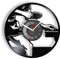 Smotly Vinyl Wanduhr, Ping Pong Sport Thema Stille Wanduhr ist eine einzigartige Wanduhr Geschenk für Sportliebhaber.(Ohne Licht)