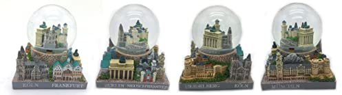 Germany Schneekugel Souvenir Berlin köln München Frankfurt Heidelberg