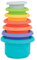 Nuby Splish Splash | Gobelet de Bain en Silicone | Jouet de Bain | 5 Pack | 9+ Mois