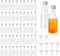 AZKEEGREY Lot de 50 Petite Bouteille Plastique 60ml, Mini Bouteille pour Mignonette Alcool avec Entonnoir Réutilisables Vides Liquides, Excellentes pour Mariages et Fêtes